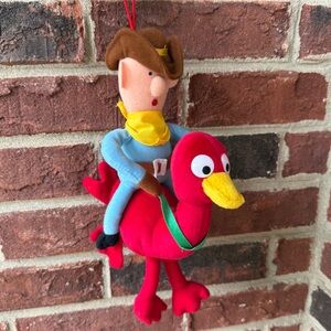 Stuffins CVS Cowboy Riding Ostrich Island of Misfit Toys Plush 1999 7 inch
